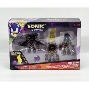 Sonic Prime Grim Sonic, Knuckles & Rouge Troopers 2.5" Figure 3-Pack w/ Shards